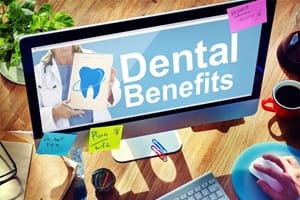 Dental benefits on computer screens