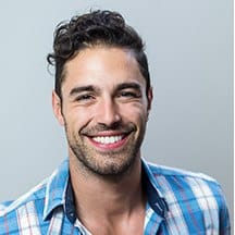 Man with healthy attractive smile